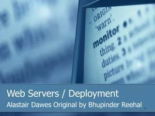 Web Servers / Deployment