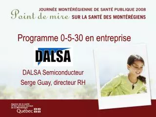 programme 0 5 30 en entreprise