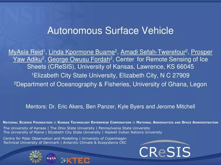 autonomous surface vehicle