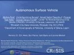 Autonomous Surface Vehicle - slide 1