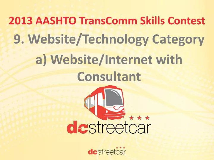 2013 aashto transcomm skills contest