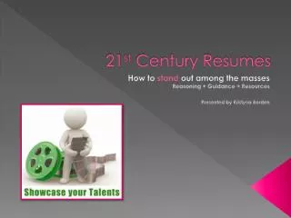 21 st Century Resumes