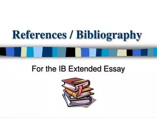 References / Bibliography