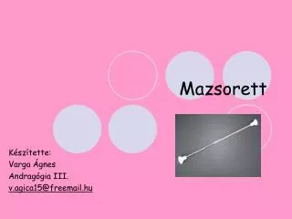 mazsorett