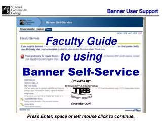 Banner Self-Service