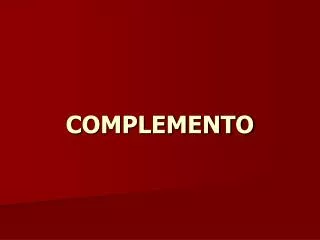 complemento