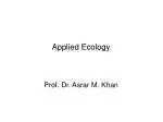 Applied Ecology - slide 1