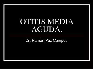 otitis media aguda