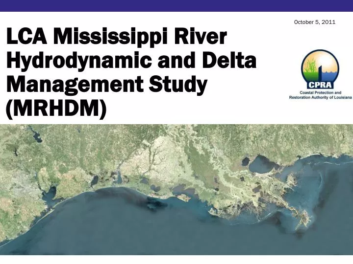 lca mississippi river hydrodynamic and delta management study mrhdm