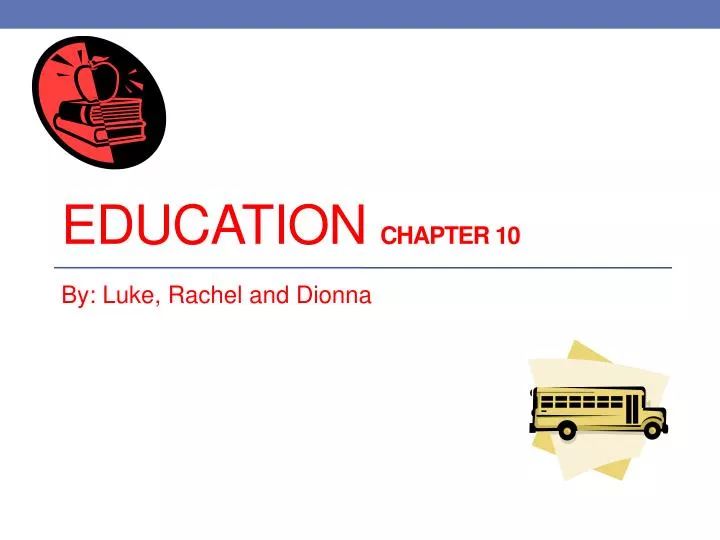education chapter 10