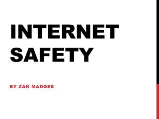 Internet Safety