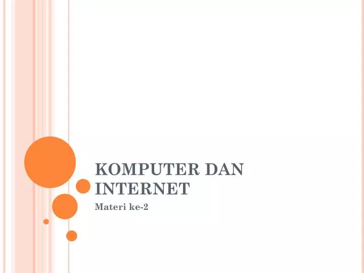 komputer dan internet