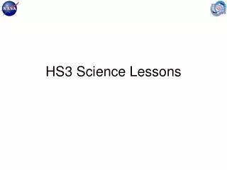 HS3 Science Lessons
