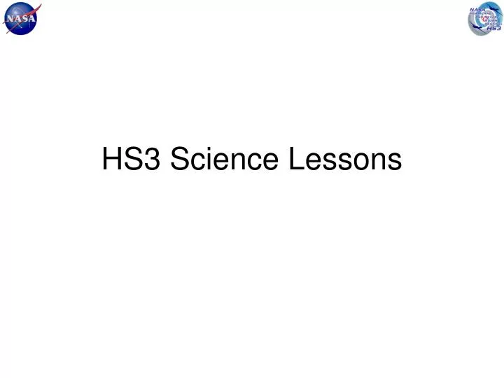 hs3 science lessons