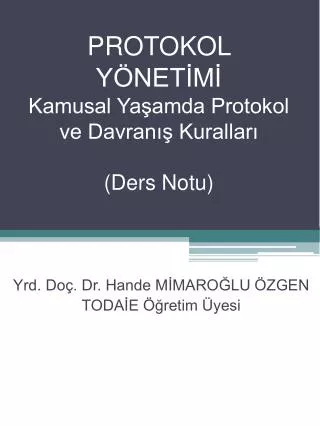 PPT - RESMİ YAZIŞMA KURALLARI PowerPoint Presentation, Free Download ...