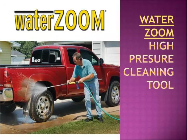 water zoom high presure cleaning tool