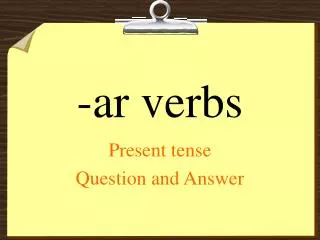 -ar verbs