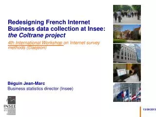Redesigning French Internet Business data collection at Insee: the Coltrane project