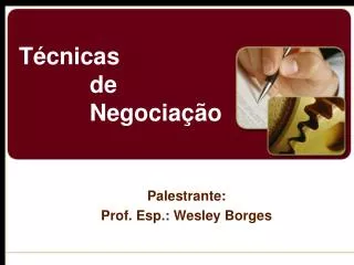 t cnicas de negocia o