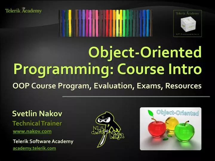object oriented programming course intro