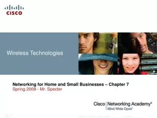 Wireless Technologies