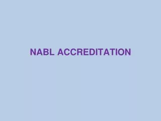 NABL ACCREDITATION
