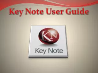 Key Note User Guide