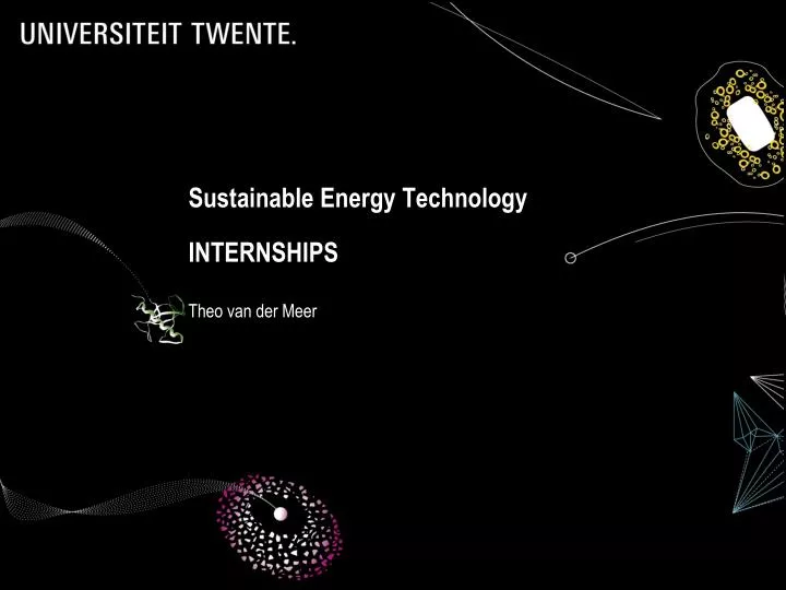 sustainable energy technology internships