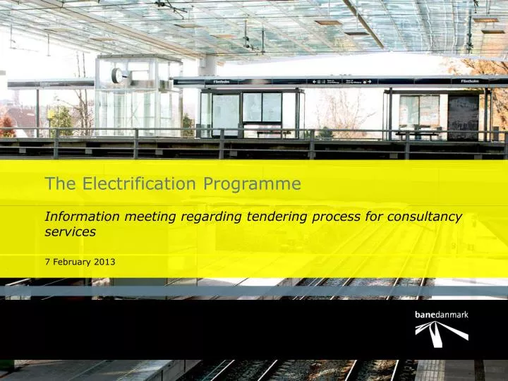 the electrification programme