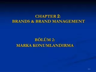 chapter 2 brands brand management