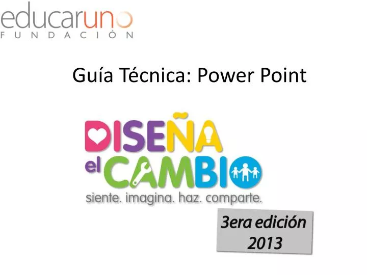 gu a t cnica power point