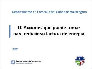 Departamento de Comercio del Estado de Washington