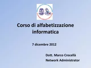 corso di alfabetizzazione informatica