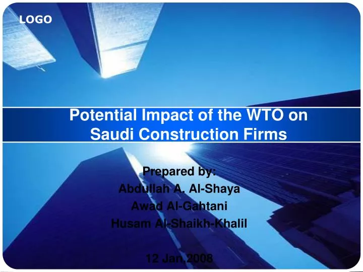 Potential Impact of the WTO on Saudi Construction Firms