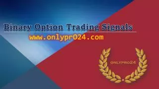 Binary Option Trading Signals