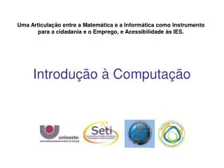 introdu o computa o