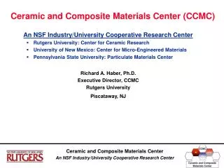 Ceramic and Composite Materials Center (CCMC)