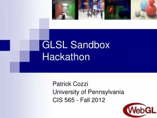 GLSL Sandbox Hackathon