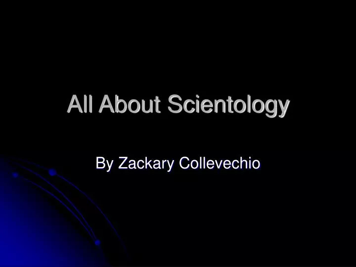all about scientology