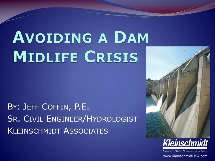 avoiding a dam midlife crisis