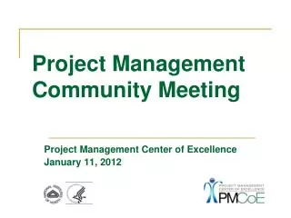 Project Management Community Meeting