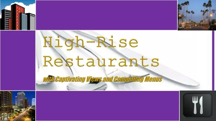 high rise restaurants