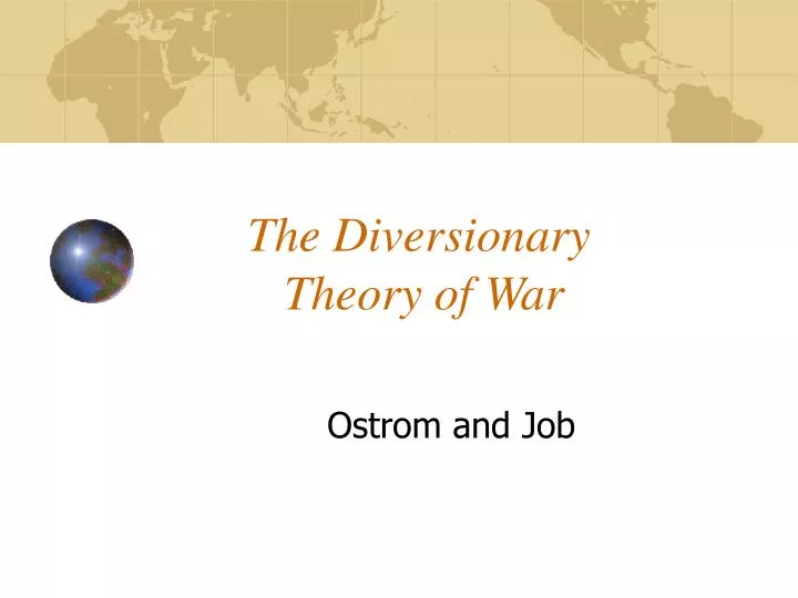 the diversionary theory of war