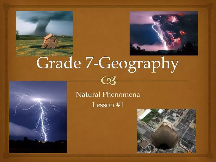 grade 7 geography