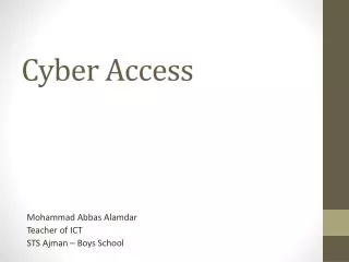 Cyber Access
