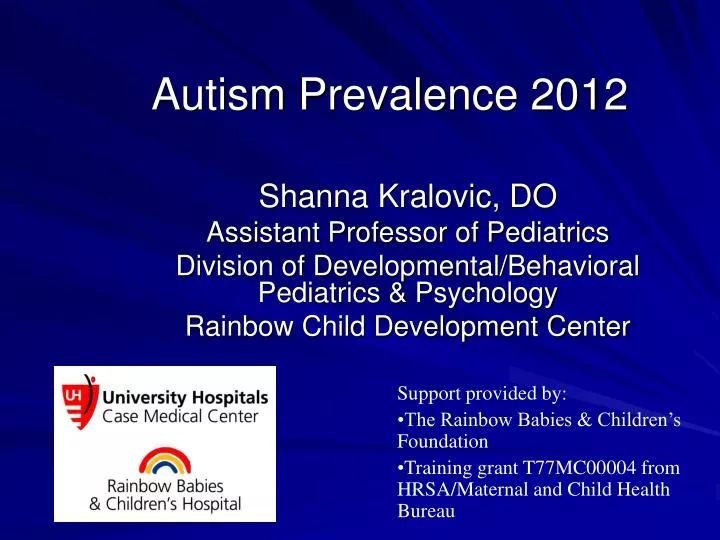 autism prevalence 2012