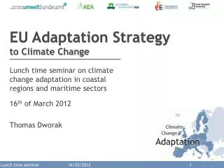 EU Adaptation Strategy to Climate Change