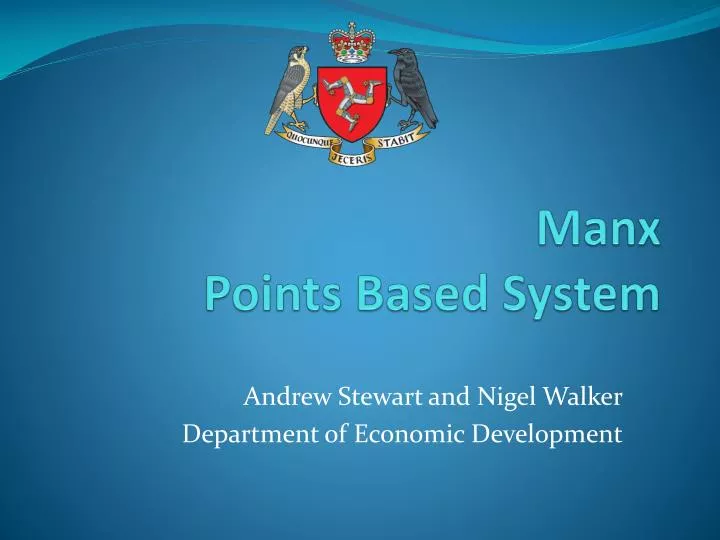 manx points based system