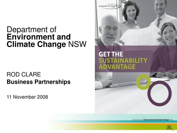 department of environment and climate change nsw rod clare business partnerships 11 november 2008