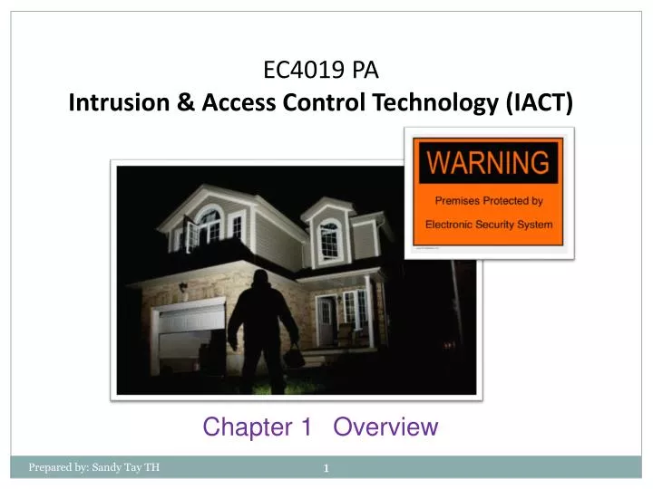ec4019 pa intrusion access control technology iact